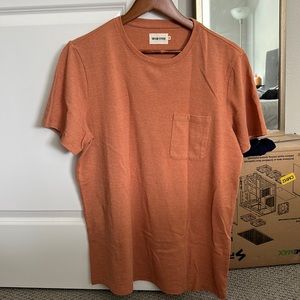 Taylor Stitch Heavy Bag Tee - Apricot - Size 42/Large